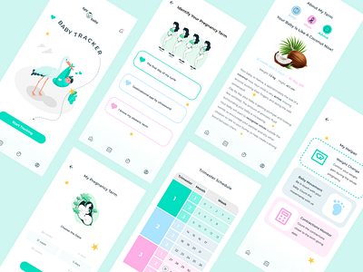 Baby Tracker Mobile App Design