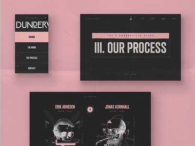 Dunderville, Identity, branding, website