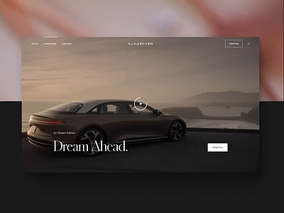 Awwwards Site of the Day for Lucidmotors.com animation automotive car design mobile motion website
