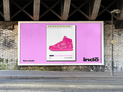 indó - Savings billboard bank billboards branding design fintech graphic design illustration logo ui vector