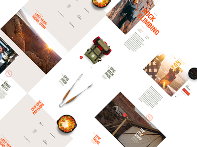 Last day to vote: Site of the Month adventure cooking diagonal dragger onepager quote
