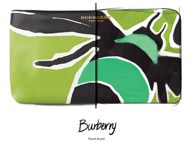 Burberry Prorsum clutch for Marie Claire Mexico