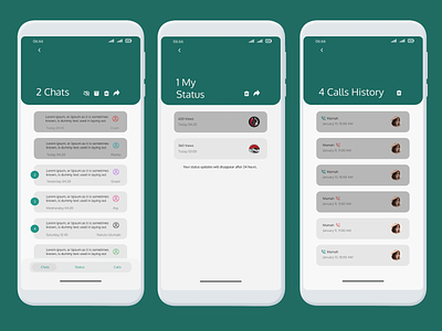 Whatsapp Concept Pressed