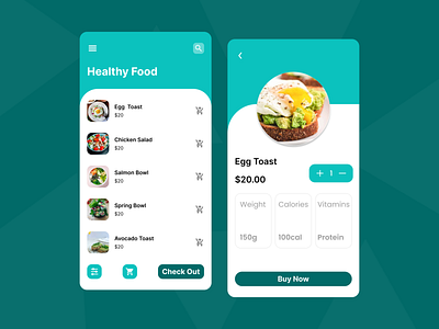 Healthy Food Order App