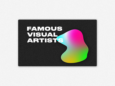 Famous visual artists app art artistic direction branding city contrast design icon illustration landing page photo photo book street art typography ui ui ux ui ux design urban vector visual