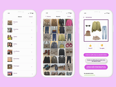 Wardrobe Witch: Upload your Closet Screens
