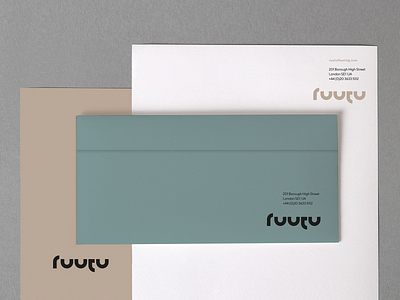 Ruutu branding design icon identity logo minimal modern print typography