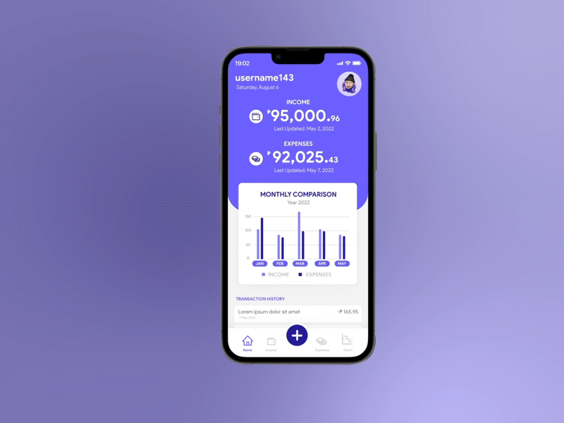 Gastos.ph - Money Tracker App Prototype