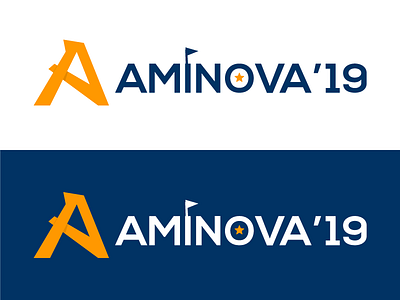 Aminova 2019 a aminova amity amity mumbai an college fest illustration logo vector