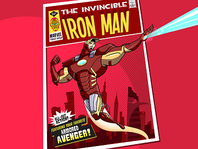 Iron Man illustration iron man marvel superhero