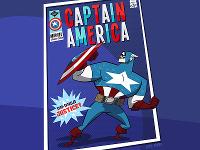 Captain America captainamerica illustration marvel superhero