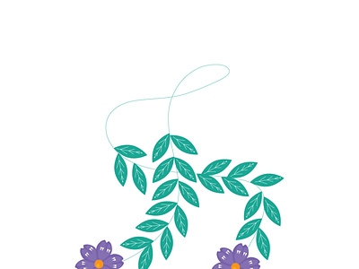 Embroidery design template.