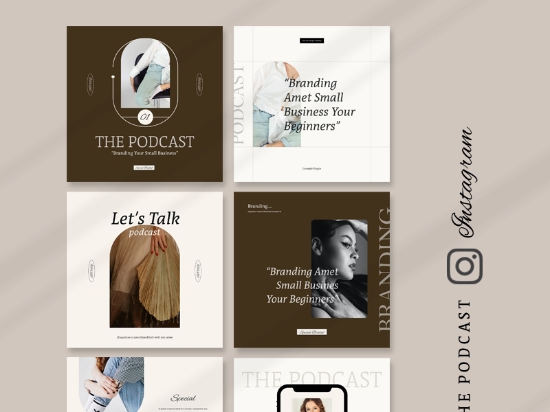 Podcast Instagram Template by PantonStudio2022 on Dribbble