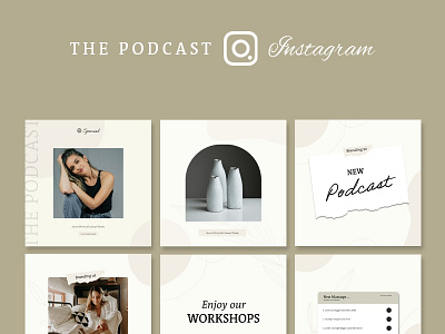 The Podcast Instagram layout logo