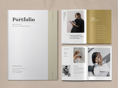 Portfolio Brochure Template by PantonStudio2022 on Dribbble