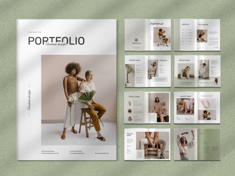 Fashion Portfolio Template by PantonStudio2022 on Dribbble