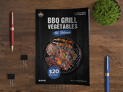 Restaurant Flyer | Restaurant Menu Cover banner design bbq ads bbq post branding facebook post facebook stories design fast food post graphic design instagram post poster design print banner print design restaurant ads restaurant cover design restaurant flyer restaurant menu restaurant post social media ads social media banner social media post