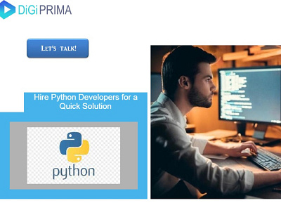 Hire Python Developers for Quick Solution application canada developers django python python3 pythondevelopers pythonprogrammer pythonprogramming pythonsoftware software usa webapplication
