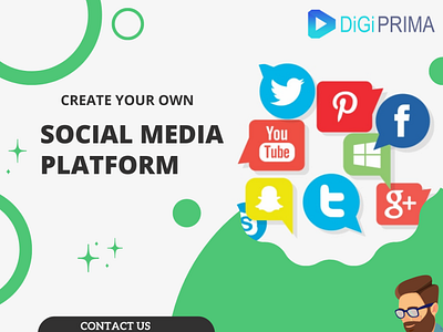 Build your own social network platform app builder application create social app design social design social mobile app