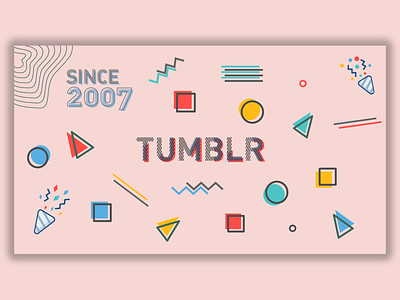 Tumblr Poster branding illustration logo poster