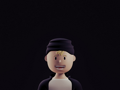 David - 3D Character 3d blender branding character design dribbbleshots graphic design illustration ui