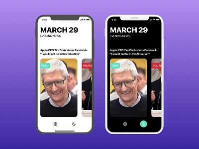 A Simple News App Concept concept design iphone x news app