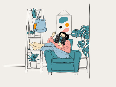 Stay Home Illustration