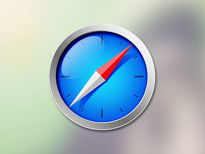 Safari Icon app apple cog compas gear icon illustrator mac osx photoshop safari settings