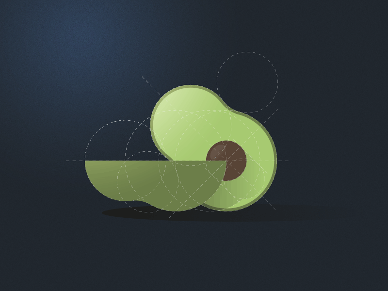 Avocado - Flat & Fresh avocado eat flat food fresh fruit graphic illustrator vegetable