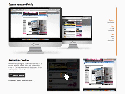 Portfolio Layout minimal portfolio ui web web design