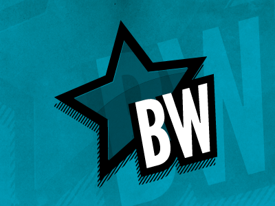 Bobstar Webdesigns Logo Redesign blue graphic design logo design star web design