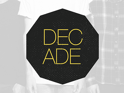Decade Logo Concept band concept decade design geometric logo music