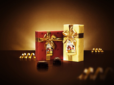 Pralines branding chocolate design gold leemon luxury photoshop velvet
