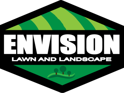 Envision Lawn and Landscape Logo #1 adobe creative suite branding company design freelance freelance design graphic design illustration lawn care logo logo design nature typoface typography