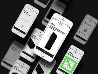 iPhone Testing app black ios iphone mobile presentation testing ui ux