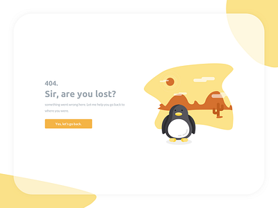 404 Page Not Found 404 desert desktop empty error humor lost page not found penguin web west