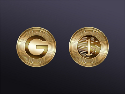 Gold Quark icon gold gold coin maibin modern quark