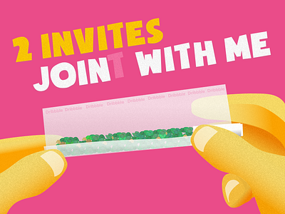 2 Dribbble Invites -  Join With Me