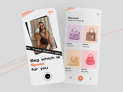 Women Bags Shop App concept dribbble2022 e commerce e commerce app e commerce design ecommerce ecommerce app mobile app online store shop shopping shopping app ui ui design