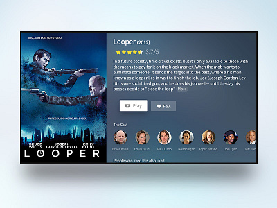 Tv Movies Ui cast icon launcher looper movie movies play tv ui ux video