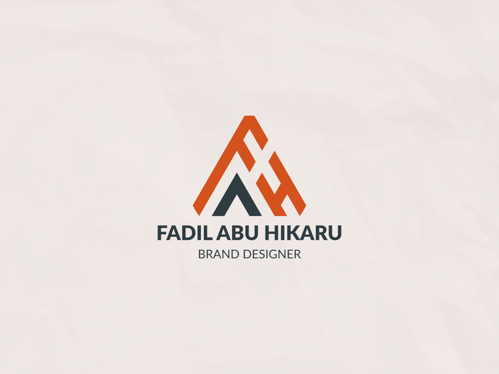 My Personal Logo #1 by Fadil Abu Hikaru on Dribbble