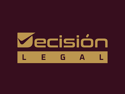 Decision Legal Logo branding design icon illustration logo vector