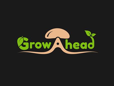 GrowAhead Logo branding design icon illustration logo vector