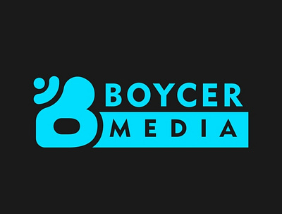 Boycer Media Blog Logo branding design icon illustration logo vector