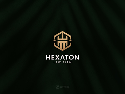 Law Firm Logo || Hexagon Logo || Letter H & Letter T