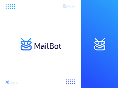 Robot Logo || Mail Logo || MailBot animation bot logo branding chat logo chatbot logo design email email logo graphic design illustration logo mail logo mailbot motion graphics robot robot logo typography ui ux vector
