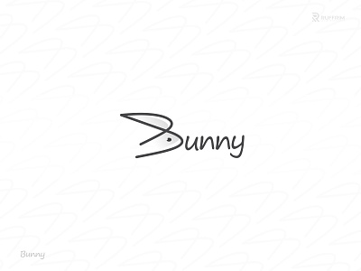 Bunny Logo || B letter Rabbit Logo