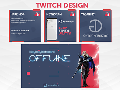 Twitch Design design graphic design offline overlay panel panels twitch vector