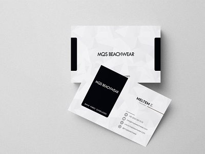 MQS BEACHWEAR Business Card business card corporate identity design graphic design