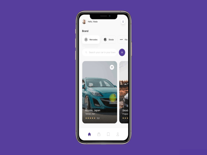 Rent a car service (animation) animation car car service design figma rent a car service sportcar travel ui ux